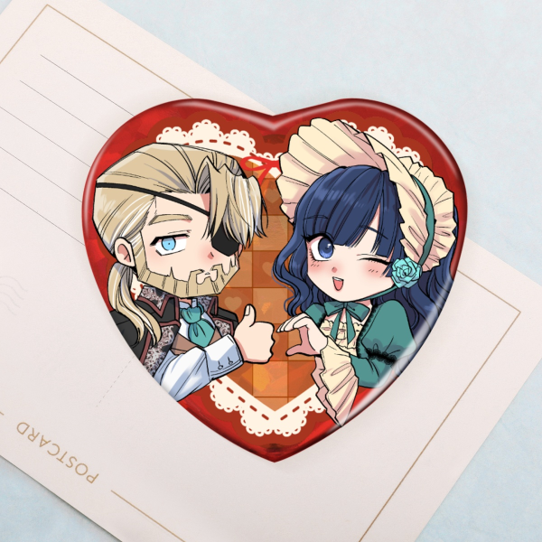 [FILWMEG] Will & Mary - Heart Badge (VALENTINES)