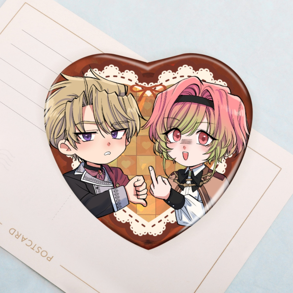 [FILWMEG] Alvis & Sara - Heart Badge (VALENTINES)