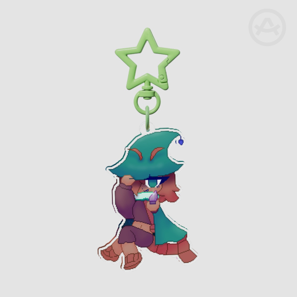 Shara Stab Arcrylic Keychain