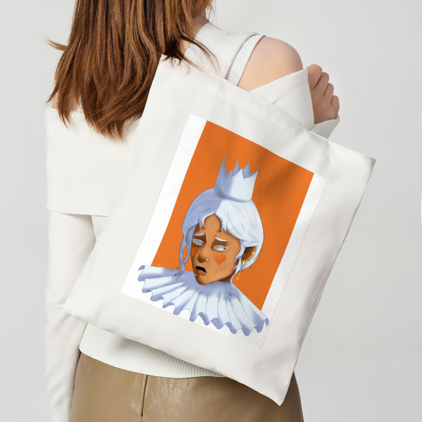 Sad Pierrot tote bag