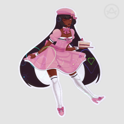 Serena Sweet Dessert Sticker