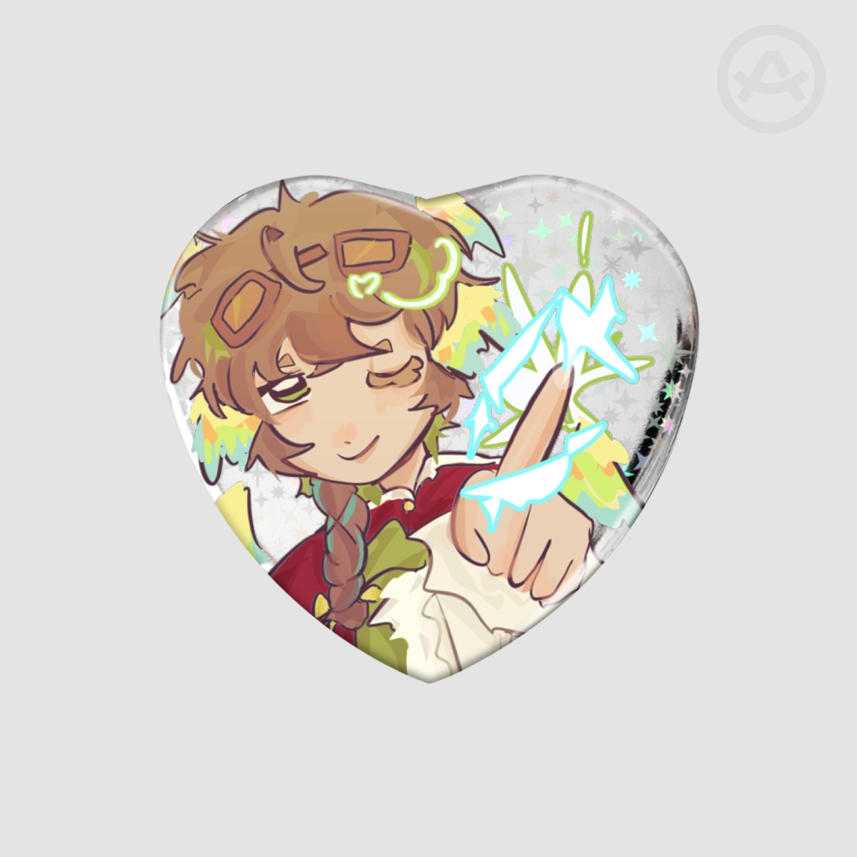 Parrotx2 Holographic Badge