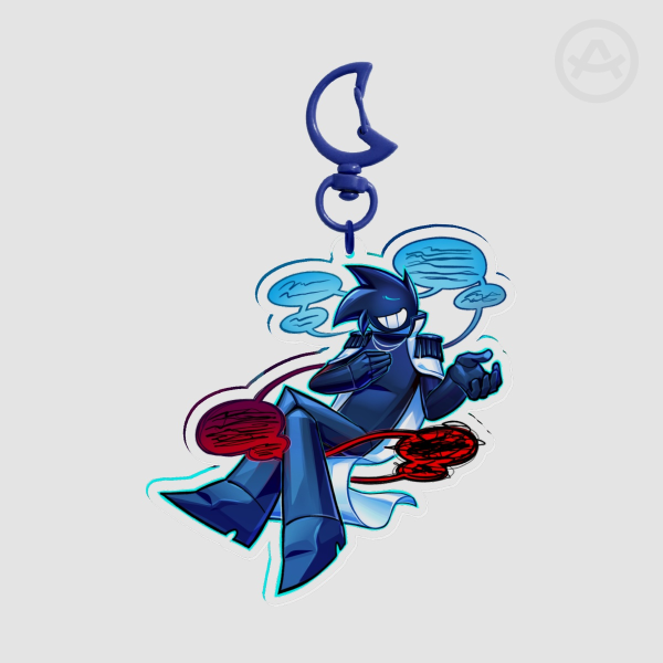 Overthinking keychain
