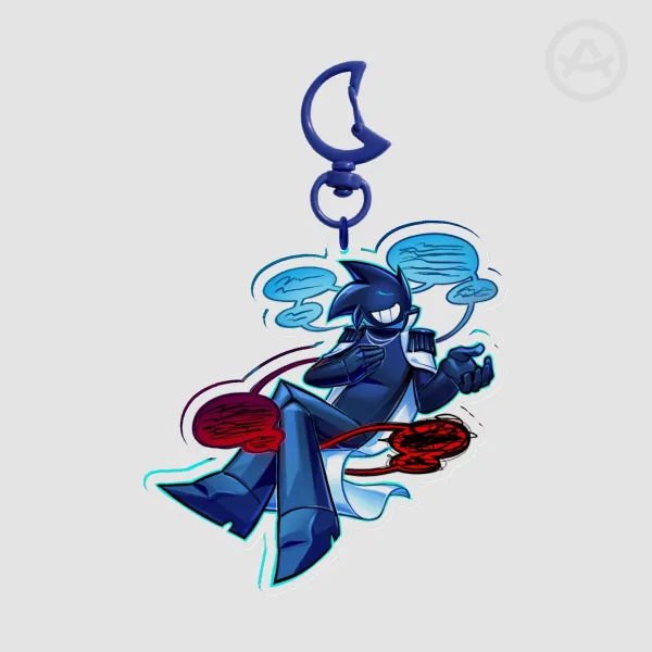 Overthinking keychain