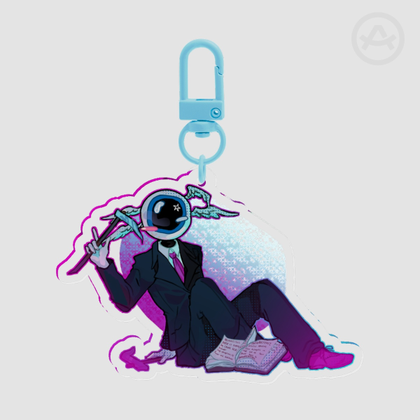 Eggchan Clear Keychain