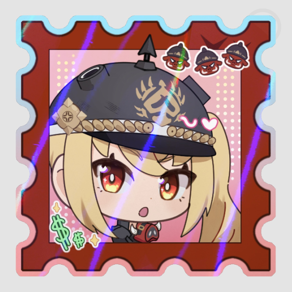 Colored Edge Die Cut Stickers