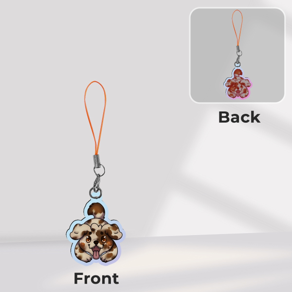 Cutie Puppy Phone Charm