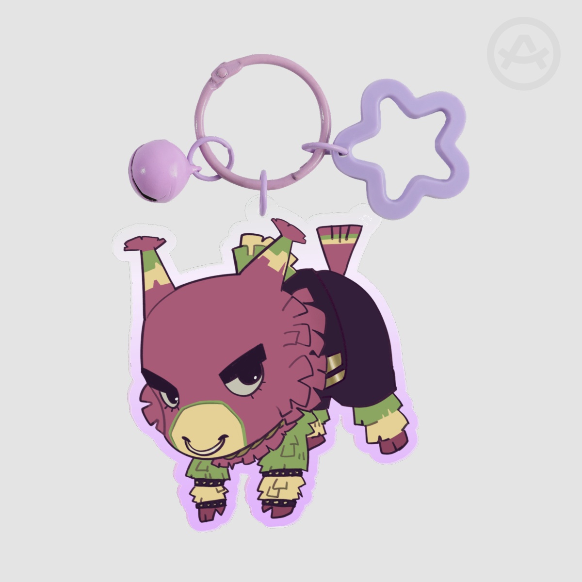 Diablo Clear Acrylic Keychain