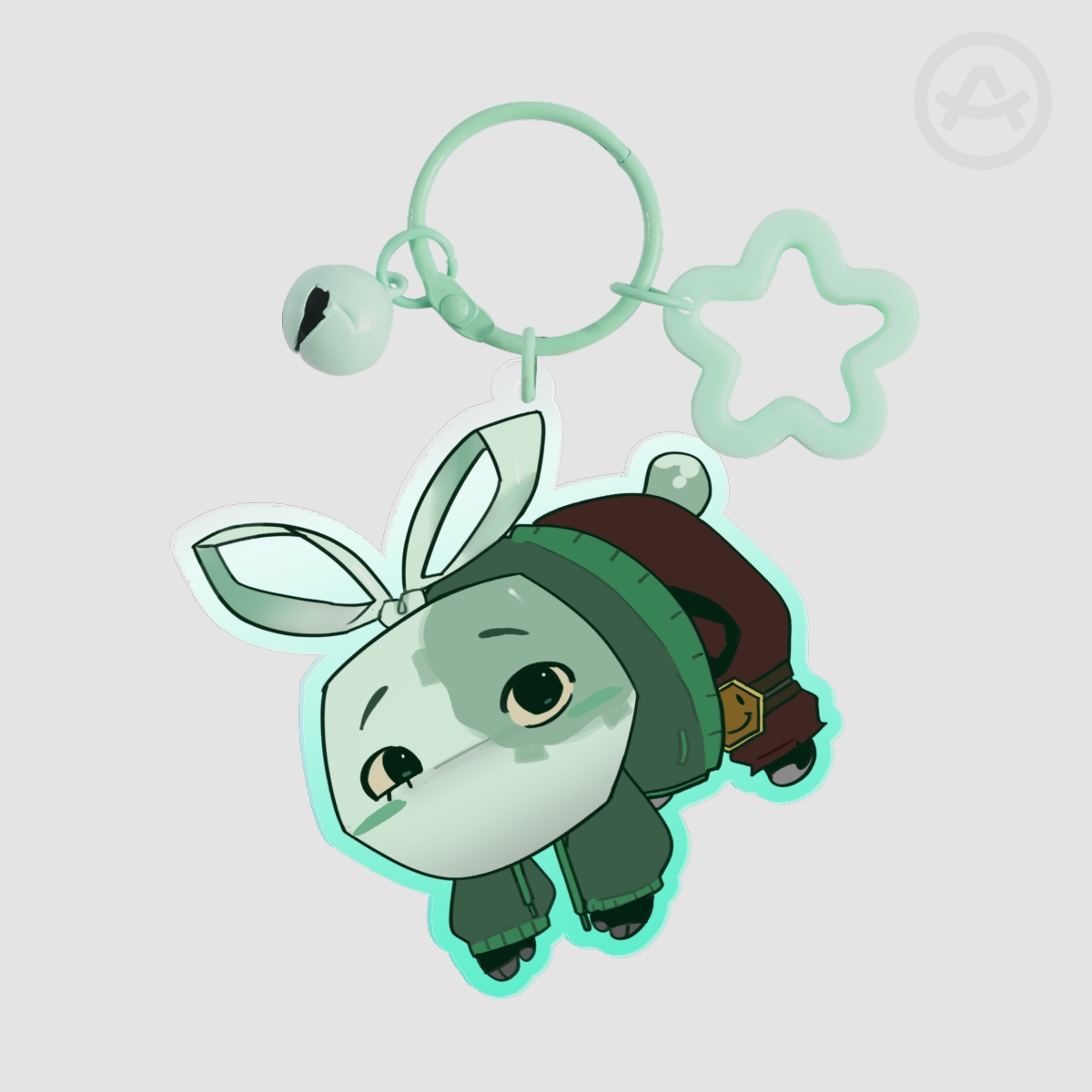 Garbo Clear Acrylic Keychain