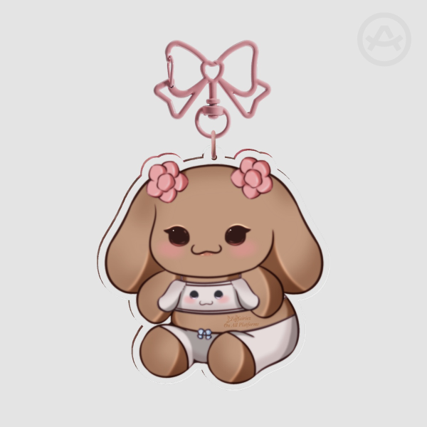 (Sanrio Keychain) Mocha