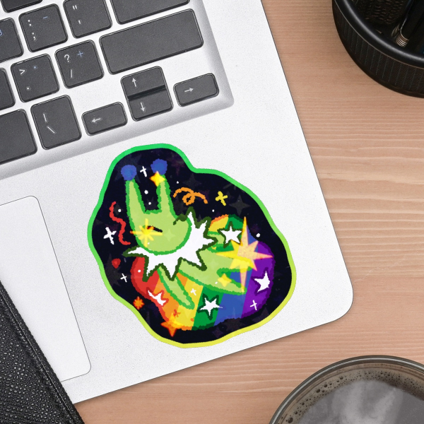 Queer Alien - Holographic Sticker