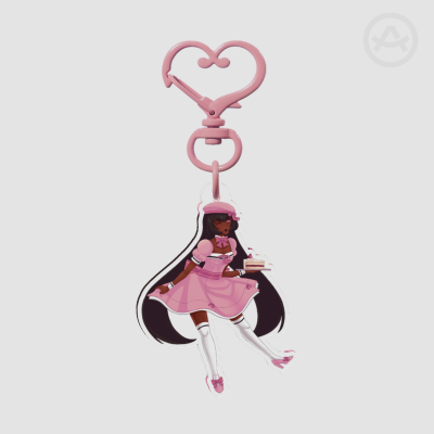 Serena Sweet Dessert 3.5" Keychain