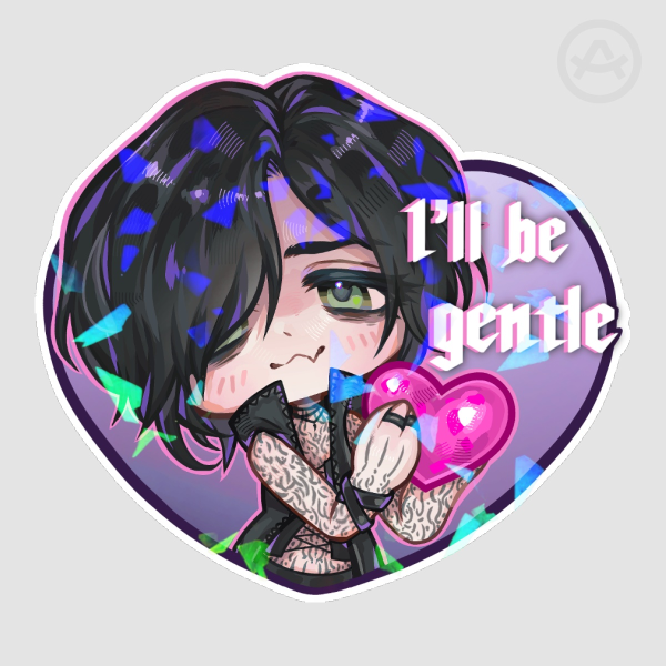 DMC V heart Sticker