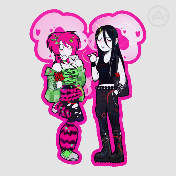 Emily x Lily / Colored Edge Die Cut Stickers