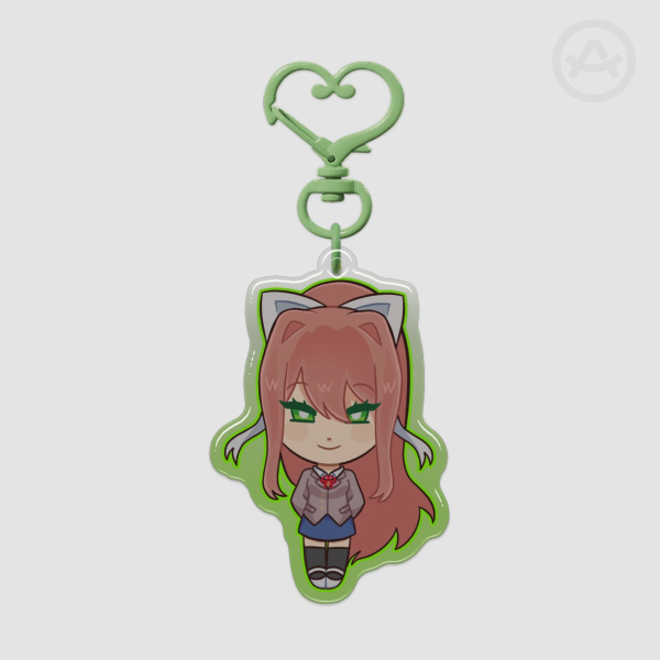 Doki Doki Literature Club Keychains - Monika