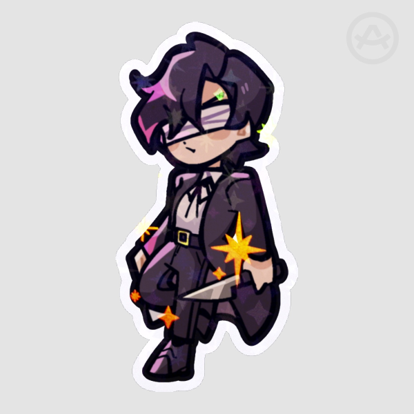 ✦ (OC) Knife Boy | Sticker
