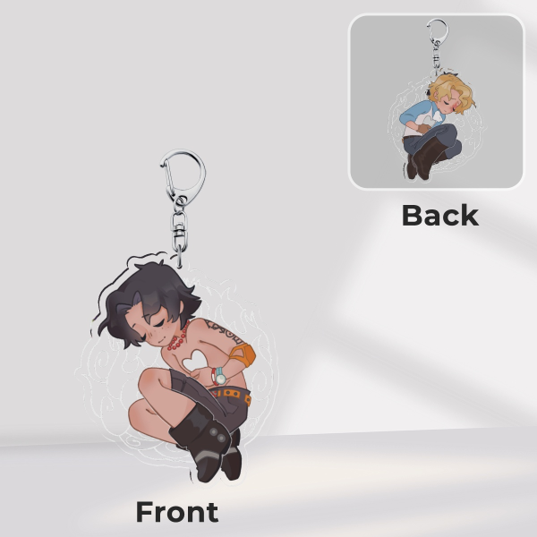 Ace & Sabo Clear Acrylic Charm