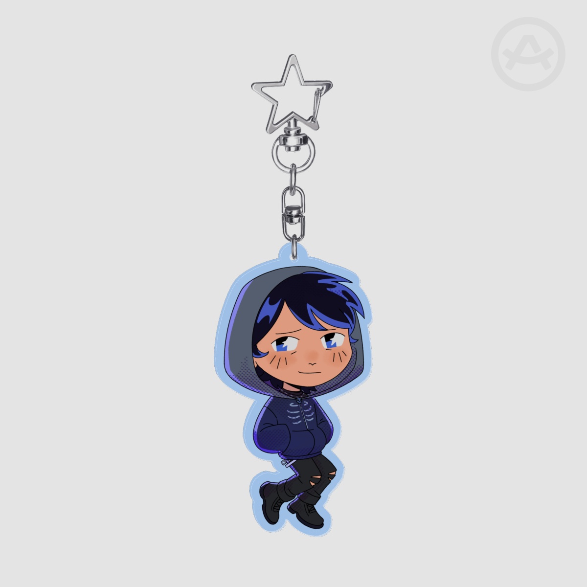 William Wisp Acrylic Keychain
