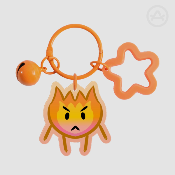 Firey Jr. BFDI Mini Acrylic Keychain