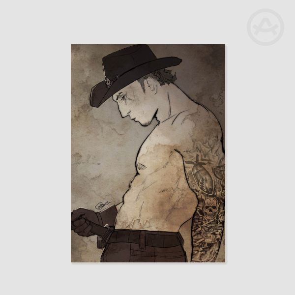 Call of Duty Cowboy Ghost Shirtlerss Vers. A4