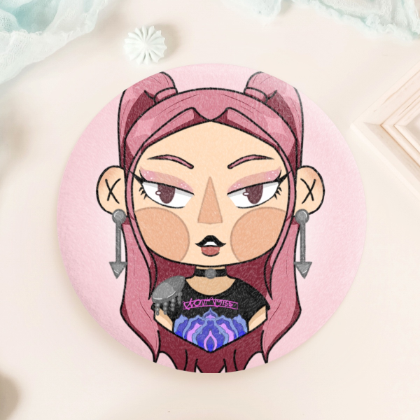 'Kpop Demon Hunters' Mira Plush Badges