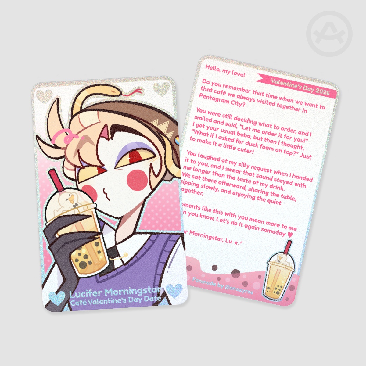 Lucifer || Vday Holographic Photocards