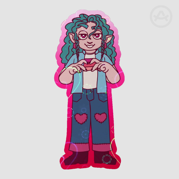 Valentine's Day Scott Smajor Sticker