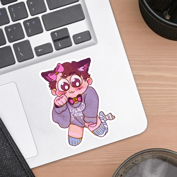 Legalize Catboys - Sticker