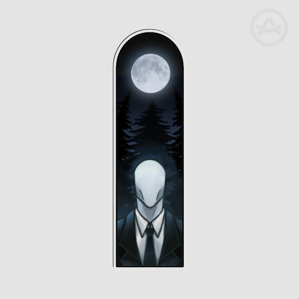 Moonlight Slendernan-PET Plastic Bookmarks