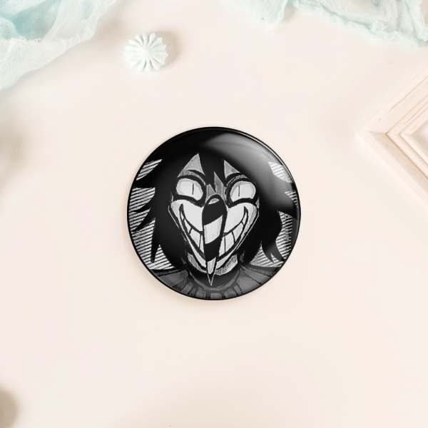 Laughing Jack Mini Button Pin