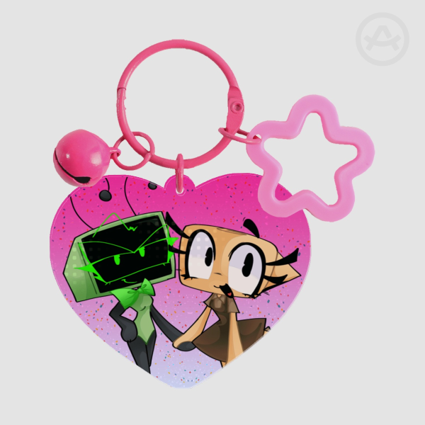 Shelly x Vee ( SHELLVISION )  Glitter Acrylic Keychains