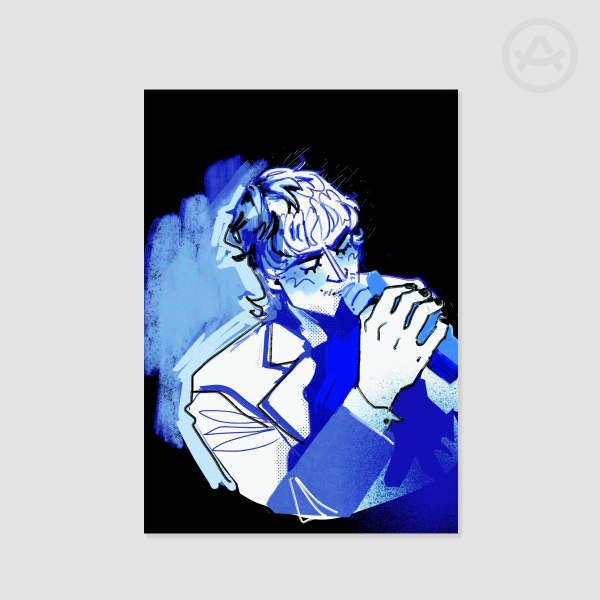 DJO Blue - A5 Poster