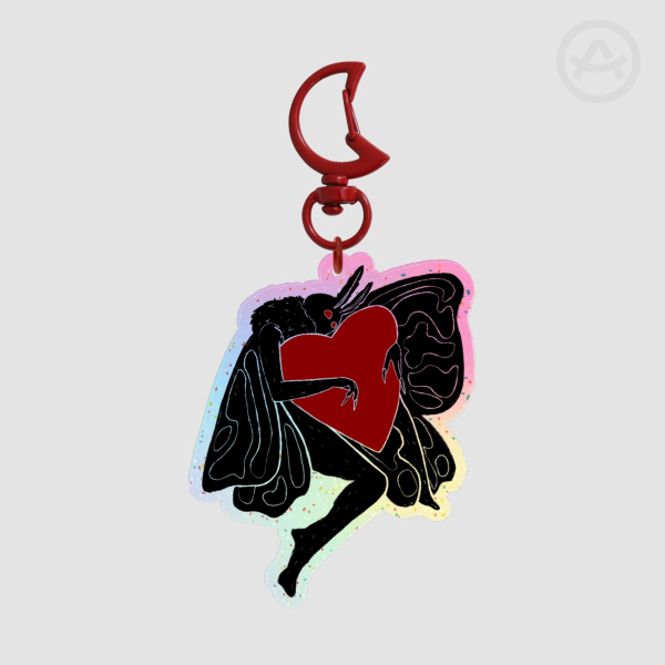 Mothman Keychain
