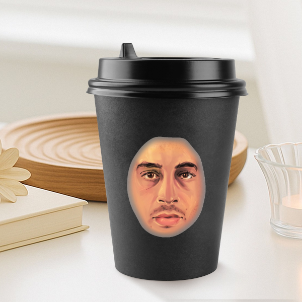 Egg Tyler Face Clear PET Vinyl Die Cut Stickers