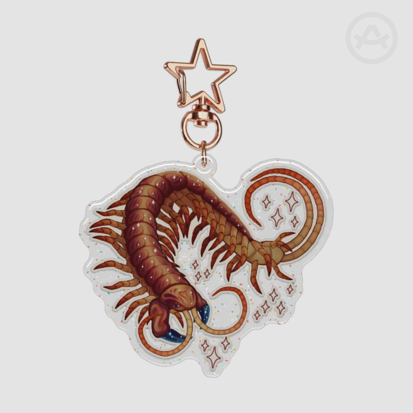 Centipede Keychain