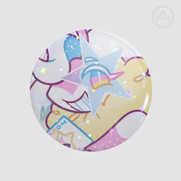Fhos Round Badges: Button Pins