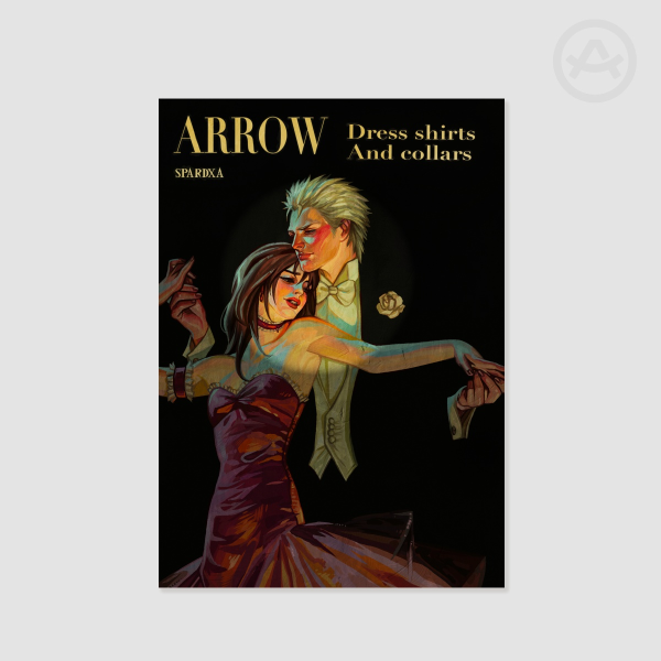 Vergil lady in red Poster