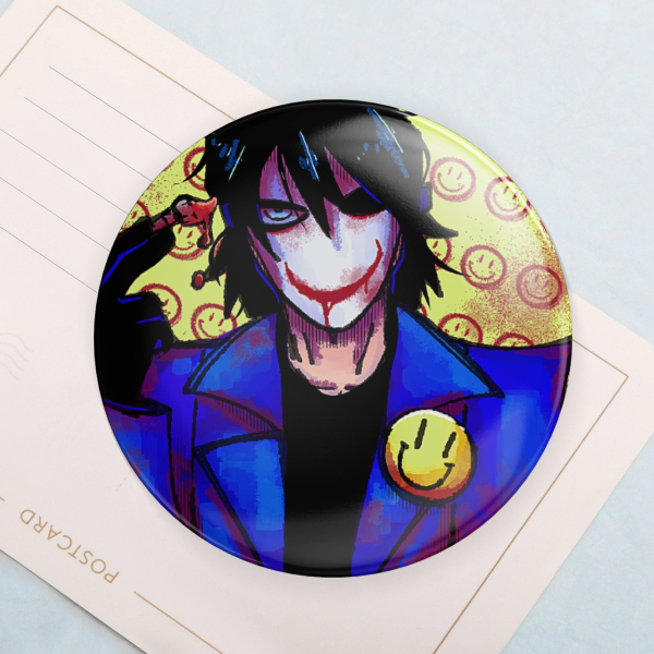 Bloody Painter Button Pin