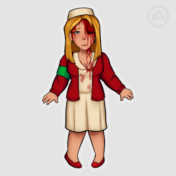 Lisa Garland (Bloody) Sticker