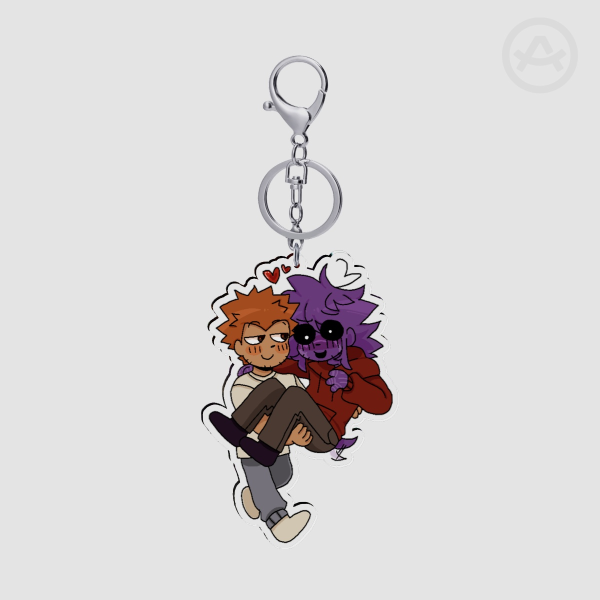 Davesport dsaf happy au Acrylic Keychain