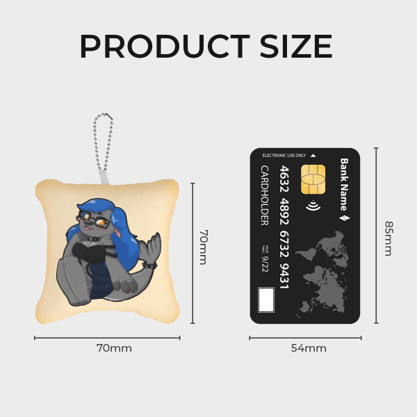 Mini Pillow Chibi Sealfriend Keychains