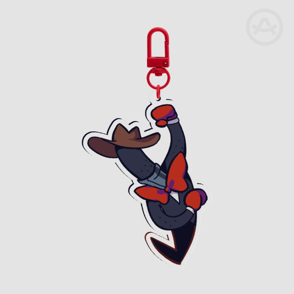Jongler/Cowboy Hat Mike Keychain