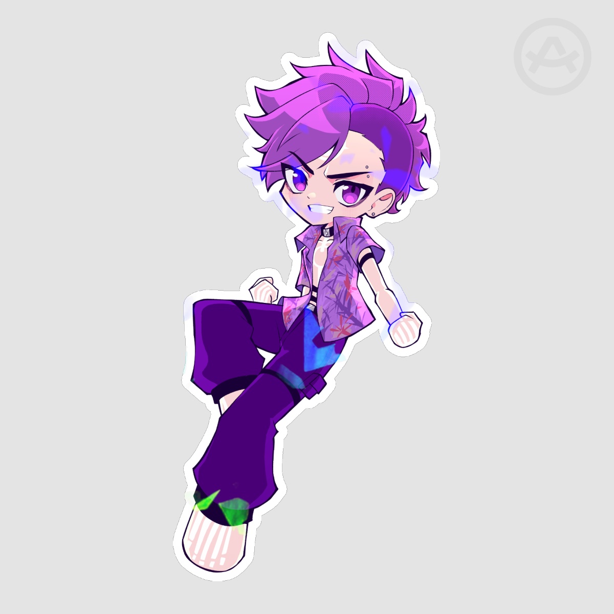 Dragon Boy Die Cut Sticker