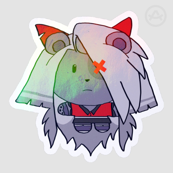 Hazbin Hotel Bear Stickers - Vaggi