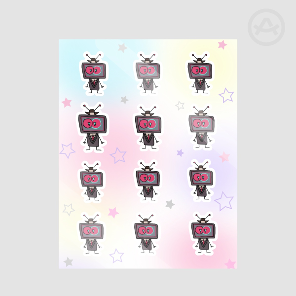 Tiny Flashback Vox Sticker Sheet