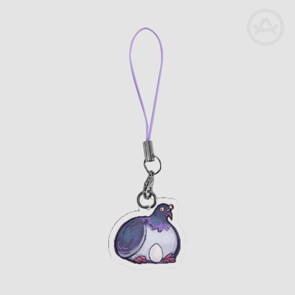 Small Pigeon (phone charm)
