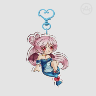Twila Glitter Acrylic Keychains
