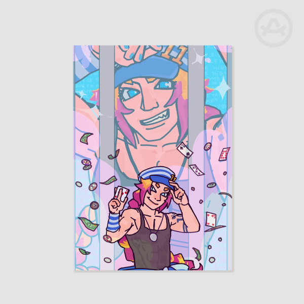 Behind Bars! Uno (A5 print)