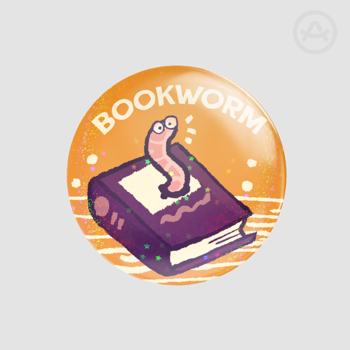Bookworm - Button
