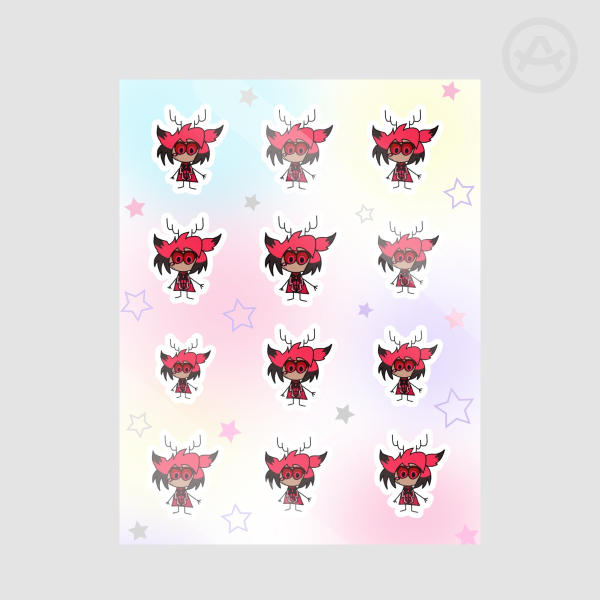 Tiny Alastor Sticker Sheet